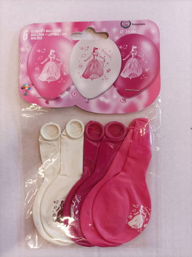 Balões Princesa - 6 uns